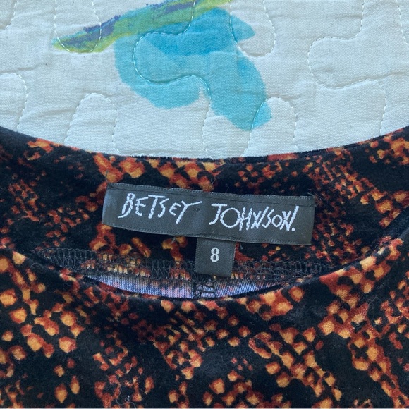 Vintage 90s Velvet Leopard Print Mini Dress 🐆 - Picture 4 of 6